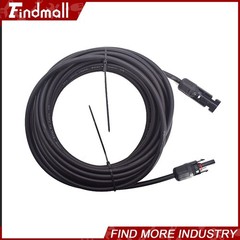 Findmall 1 Pair 10AWG 25 Feet Solar Panel Extension Cable Wire Connector