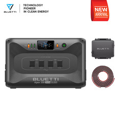 BLUETTI Apex 300 3840W 2764.8Wh Power Station+560W Alternator Charger for Backup