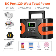 Portable Power Station 150W Power Generator 166Wh Indoor/Outdoor Backup Battary