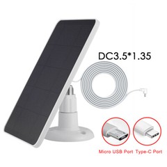 Ring Camera Solar Charging Panel Suitable for Outdoor Camera Battery Chargers