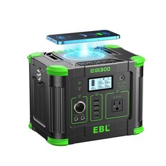 330W 288.6WH EBL Portable Power Station Solar Generator Home Camping All-Round