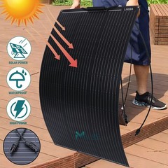 100W Solar Panel Kit 12V Trickle Charger Battery Charger Maintainer Boat RV Car