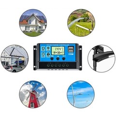 50W 12V Solar Panel Controller Kit Mono High-Efficiency for Roof RV Marine Boat