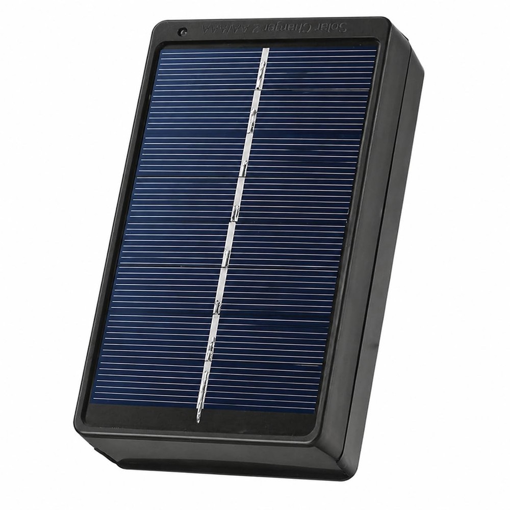 Solar Battery Charger Box for AA/AAA Rechargeable Batteries