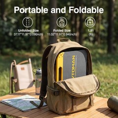 VTOMAN VS40 Portable Solar Panel 40W 13.9V, 25% High Efficiency Foldable Solar