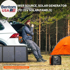 Portable Power Station 300W 296Wh Battery Bank with 110V Pure Sine Wave AC Outle