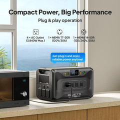 BLUETTI Apex 300 2764Wh Portable Power Station Expandable Generator for Backup
