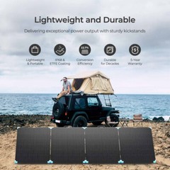 Renogy 220W Lightweight Portable Solar Suitcase Off Grid Power RV Camping
