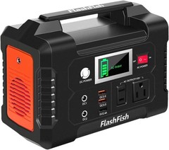 200W Portable Power Station, FlashFish 40800mAh Solar Generator With 110V AC …