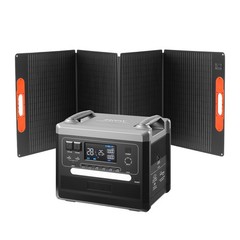 Uimoso Portable Power Station with Solar Generator 2400W 2160Wh and 200W Panel