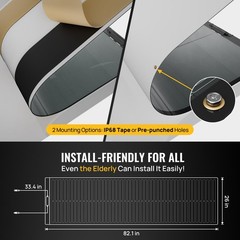 BougeRV Yuma 200W CIGS Solar Panel Thin-Film Flexible with Pre-Punched Holes