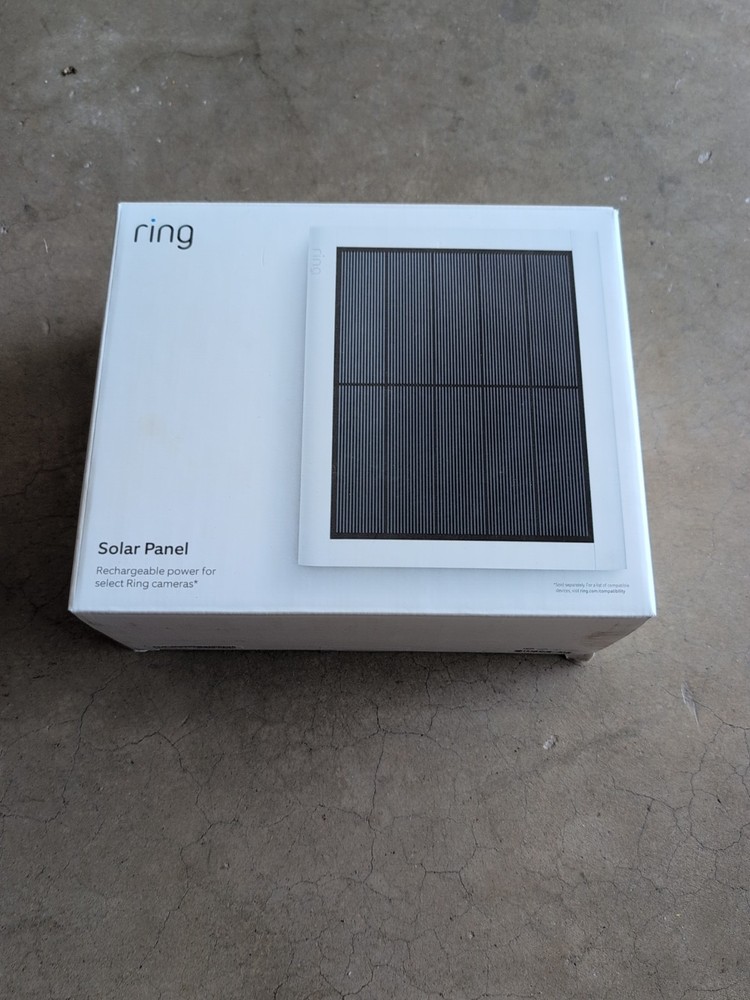 Ring 2nd Generation 4W Solar Panel for Select Ring Security Cameras – White