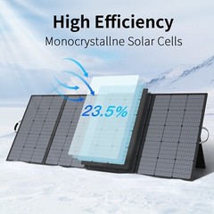 400w Portable Solar Panel Foldable for Charges EcoFlow Bluetti Jackery Anker