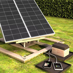 Rigid Solar Panel Battery Charger 600W 480W 240W 120W Photovoltaic Module Outdoo