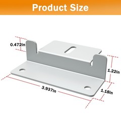 32 Solar Panel Z Brackets – Lightweight Aluminum, Corrosion-Resistant, RV, Roof,