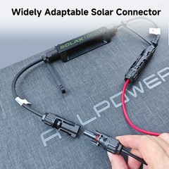 ALLPOWERS 200W Portable Solar Panel for Laptops RV Solar Generator Van Camping
