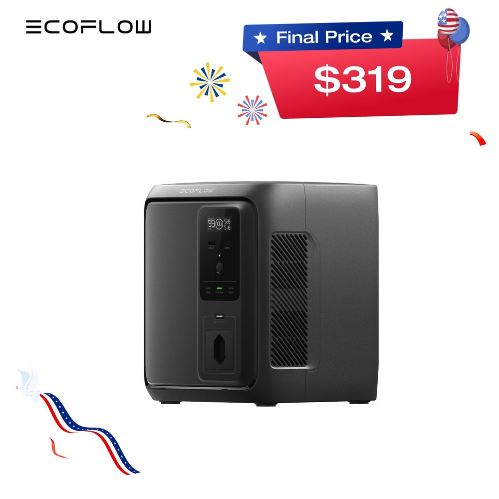EcoFlow DELTA 3 1000 Air 960Wh Portable Power Station 500W LiFePO4 (LFP) Battery