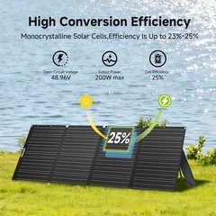 ALLPOWERS 2400W Portable Power Station Generator With Foldable Solar Panel Kits