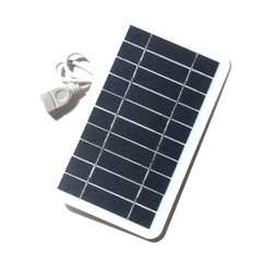 2W 5V Multipurpose USB Port Solar Panel Outdoor Camping Hiking Phone Charger