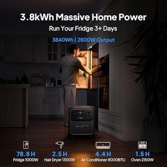 BLUETTI Elite 400 3840Wh 2600W Portable Power Station LiFePO4 for Home Backup