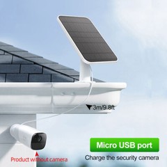 Solar Panels for Eufy Cam Eufycam E/2C/E/2 Pro Wall Mount With 9.8ft Power Cable