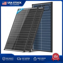 AeternaSol 2*100W Solar Panel 18V Mono N-Type Off-Grid RV Camp Home Caravan Boat