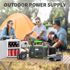 EBL Portable Power Station 500wPeak 1000W, Camping Solar 519Wh Outdoor Solar …
