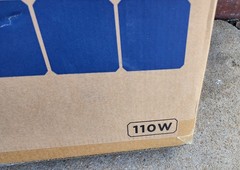 NEW EcoFlow 110W Portable Solar Panel EF-Flex-110C IP68 Waterproof Foldable Case