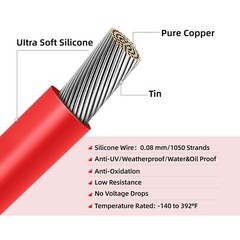 Xt60 To O Ring Terminal Cable xt60 Female To O Ring Connector Cable 10awg