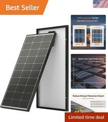 Efficient 100 Watt N-Type Solar Panel – 25- Transferable Included