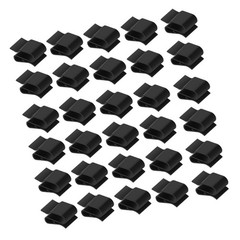 Pack of 30 Sturdy Plastic Photovoltaic Cable Clamps for Multipurpose Use