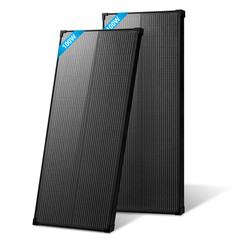 AeternaSol 200W(100W*2) Solar Panel Mono18V 18BB PV Battery Outdoor RV Off Grid