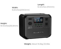 BLUETTI AC70 1000W 768Wh Portable Power Station Solar Generator for Camping Trip