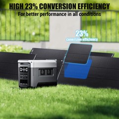 5000W Inverter Solar Panel Kit Solar Power Generator 30A Home 110V Grid System