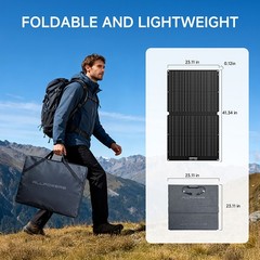 ALLPOWERS 4000W Portable Battery Power Station Generator AC DC 100W Solar Panel
