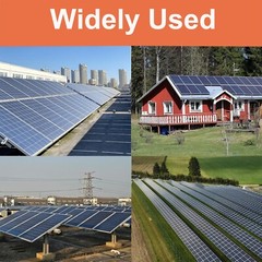 50 FT 10 AWG Black+Red Solar Panel Extension Cable w/ Female & Male Connectors