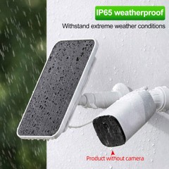 4W Solar Panel Charger For eufy eufyCam Cam 2/2 Pro/2C/2C Pro/E Security Camera