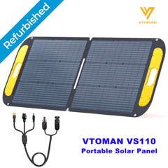 VTOMAN 110W/200W/220W Portable Solar Panel 23% Efficiency Foldable Solar Panel