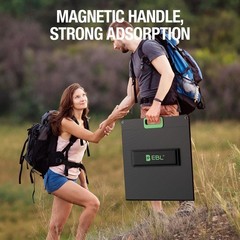 EBL 100W Portable Solar Panel Kit for Power Station, IP68 Waterproof