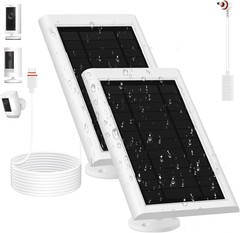Solar Panel for Ring Camera(2Nd Generation) 2 Pack 5W Solar Panel with 10FT/3M L