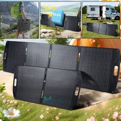 200W 100W Foldable Portable Solar Panel 23% Conversion Efficiency For RV Camping
