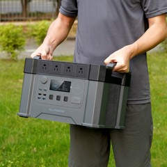 ALLPOWERS 2400W Portable Power Station Generator With Foldable Solar Panel Kits