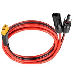 12 AWG 20 ft XT60 Female to Solar Connector Solar Panel Extension Charging Cable