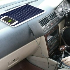 25 Watts 3.0A Dual USB Solar Panel Kit 12V Car Battery Charger IP68 Waterproof