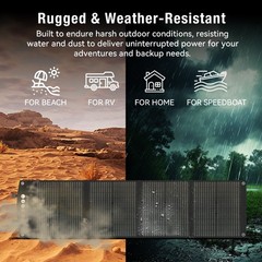 120W Portable Solar Panels for Power Station-Emergency Power Supply for Outdoor