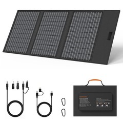 MHPOWOS 45W Book-Sized Portable Solar Charger IP67 for Phones Jackery 240 300