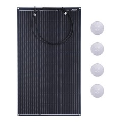 400W 200W 100W Flexible Solar Panel 18V N-Type Mono PV RV Home Off-Grid Battery
