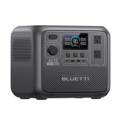 BLUETTI AC70 1000W 768Wh Portable Power Station LiFePO₄ Battery for Travelling