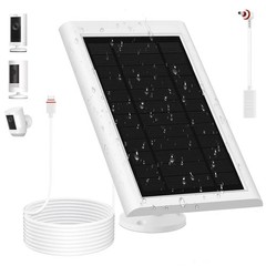 Solar Panel for Ring Camera(2nd Generation) Dustproof Waterproof 5W Solar Pan…