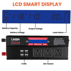 5000W Inverter Solar Panel Kit Solar Power Generator 30A Home 110V Grid System